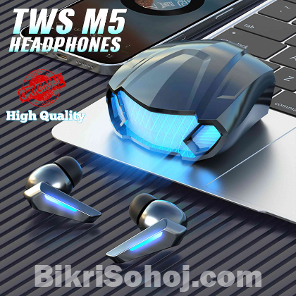M5 TWS For Gamers 3.5mm Gaming Headset Games Earphones